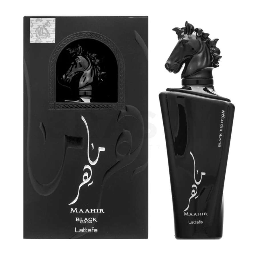 Bottle of Lattafa Maahir Black Edition